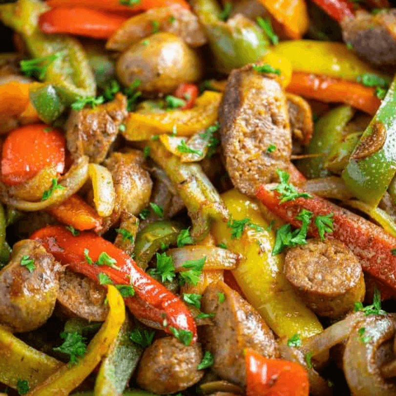 Sausage, Peppers & Onions.
