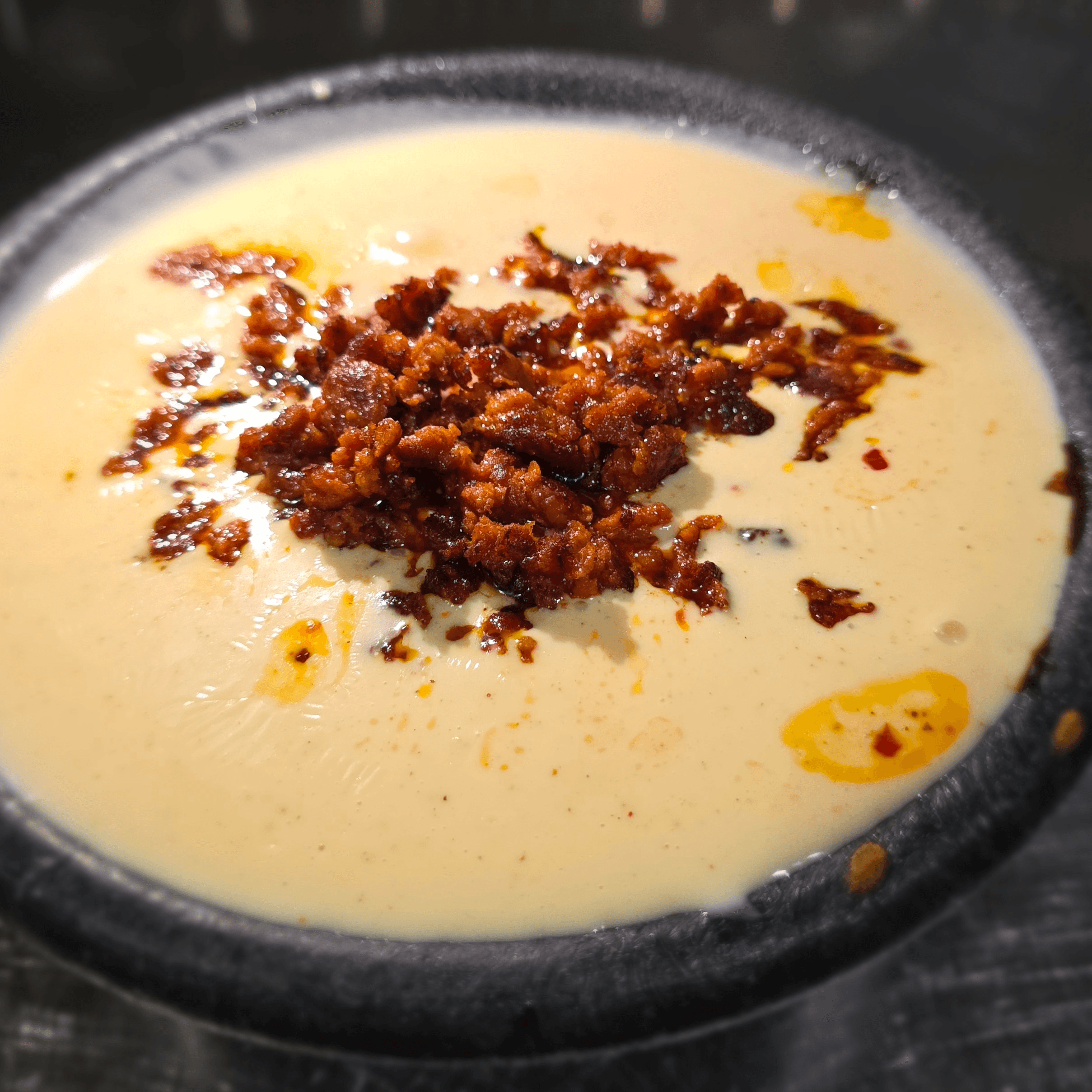 Choriqueso with Chips.