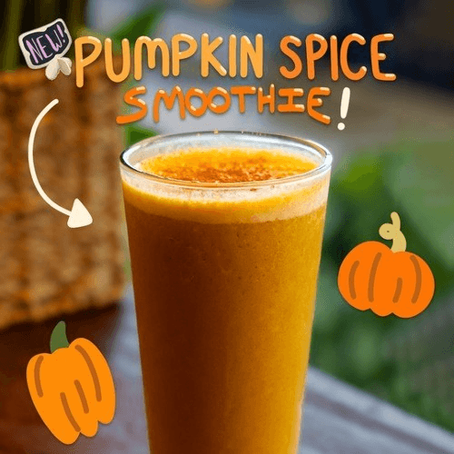 Seasonal! Pumpkin Spice Smoothie