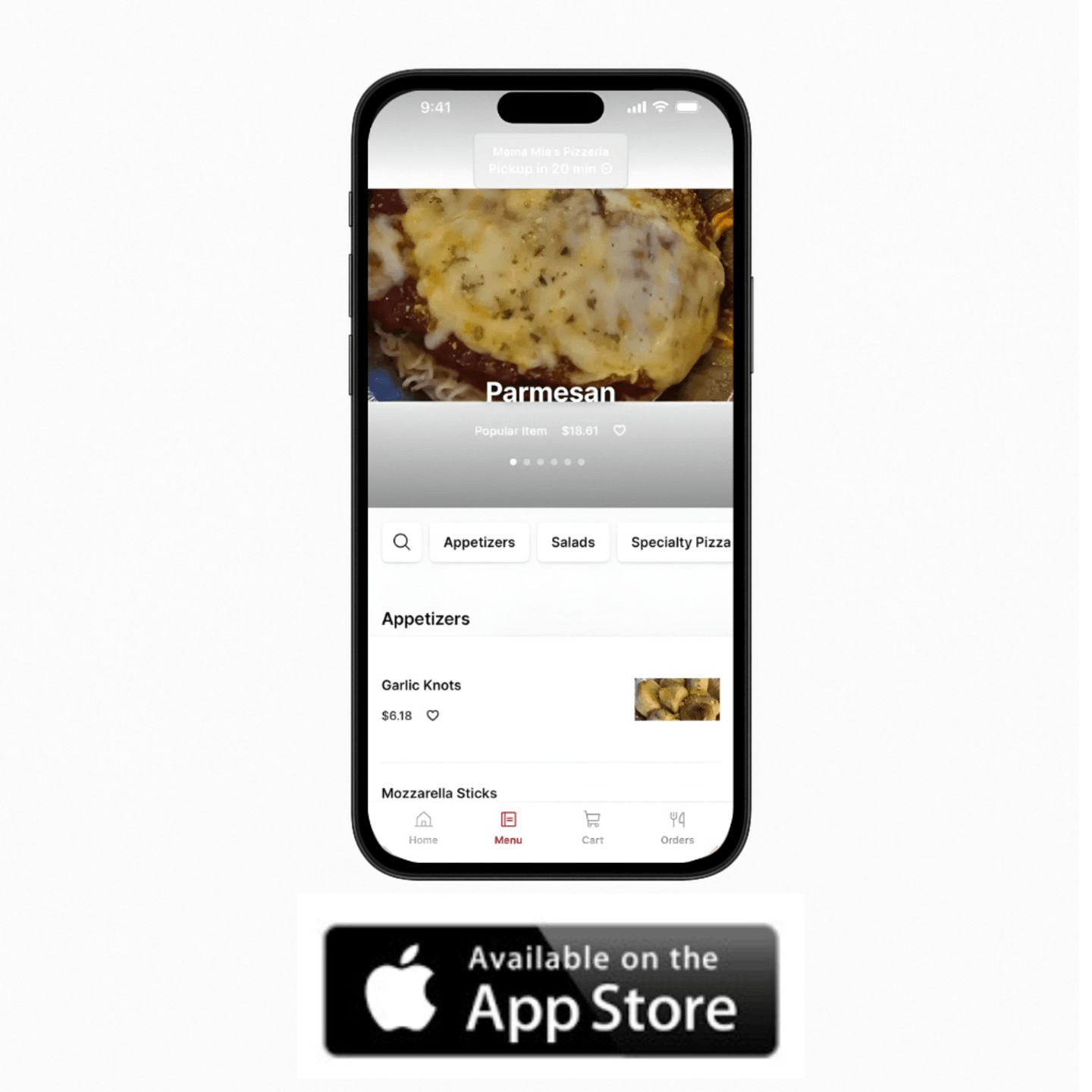 Mama Mia’s Pizzeria iOS App