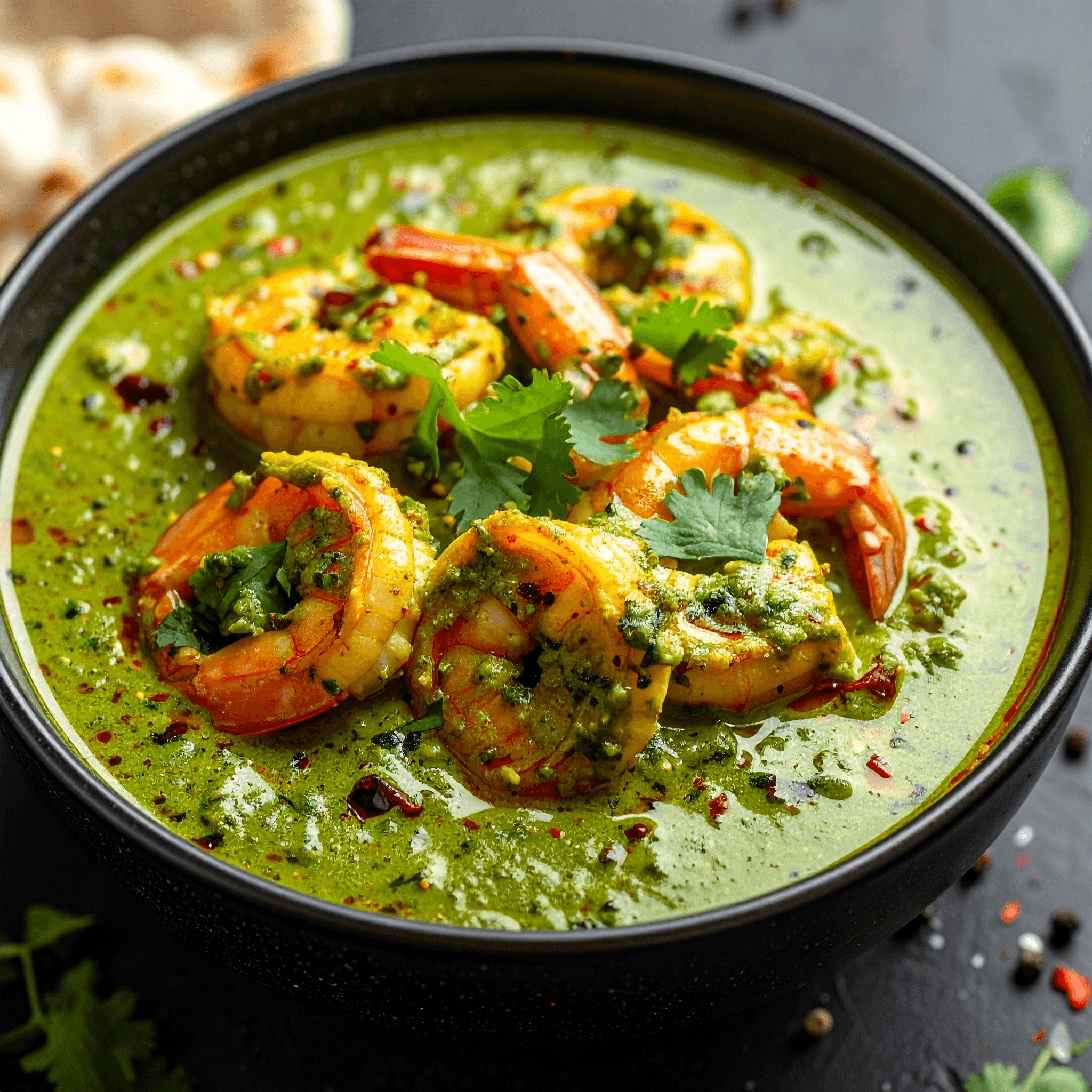 Gongura Shrimp Curry.