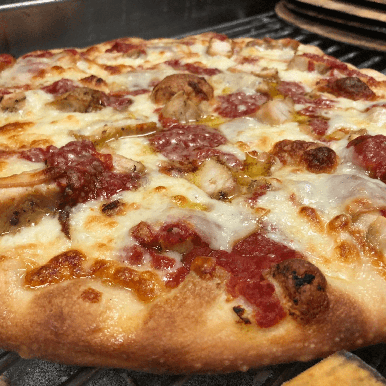 Chicken Italiano Pizza.