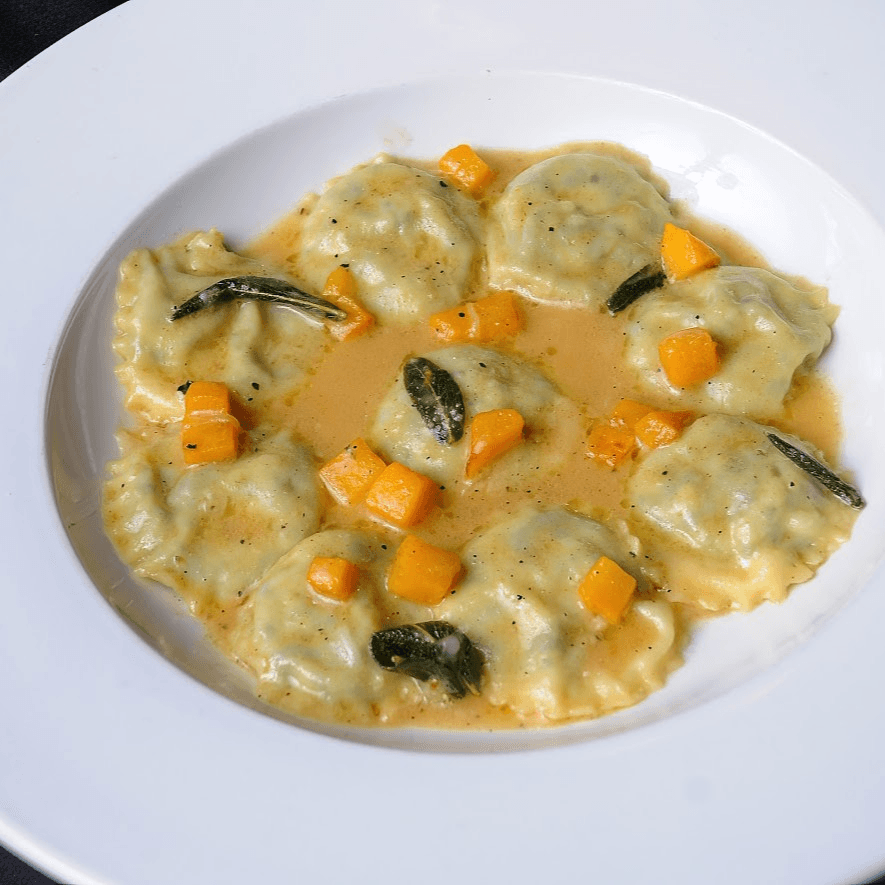 Ricotta Ravioli.