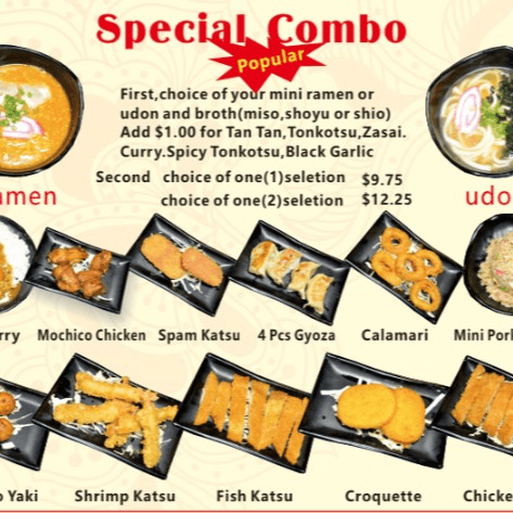 Special Combo with 1 Side.