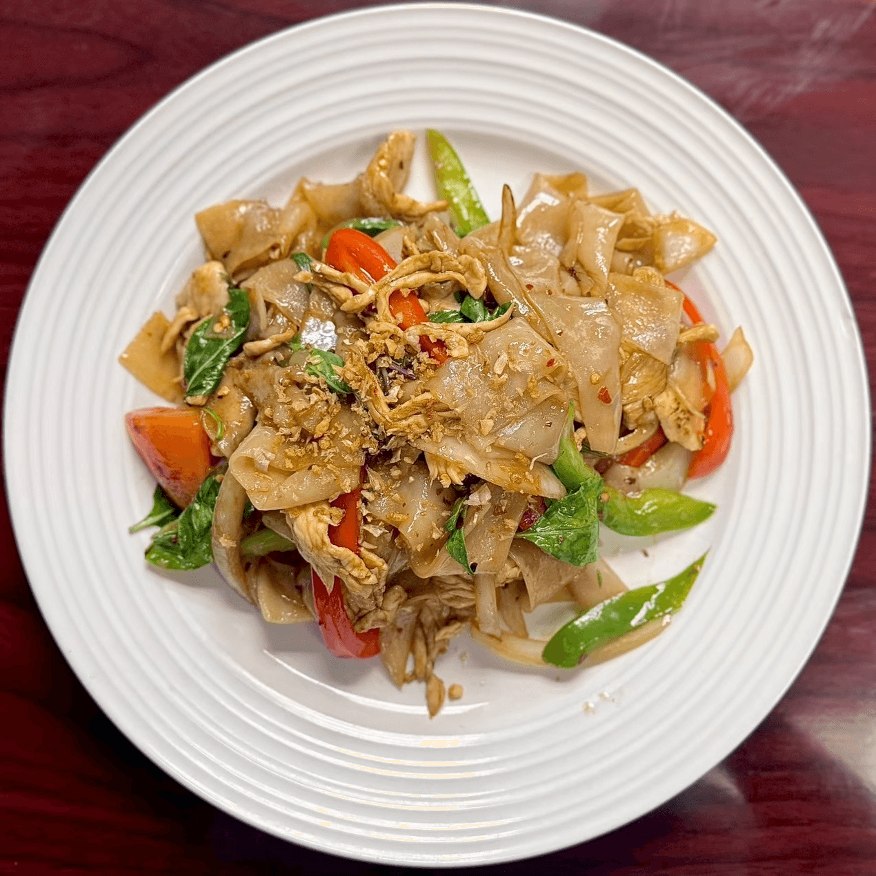 Pad Kee Mao (Drunken Noodle).