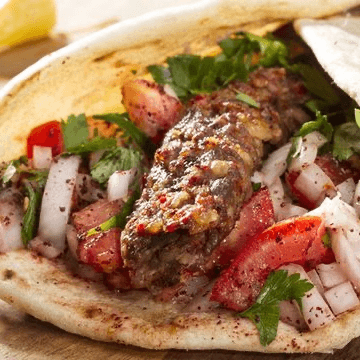 Kabob Sandwich.
