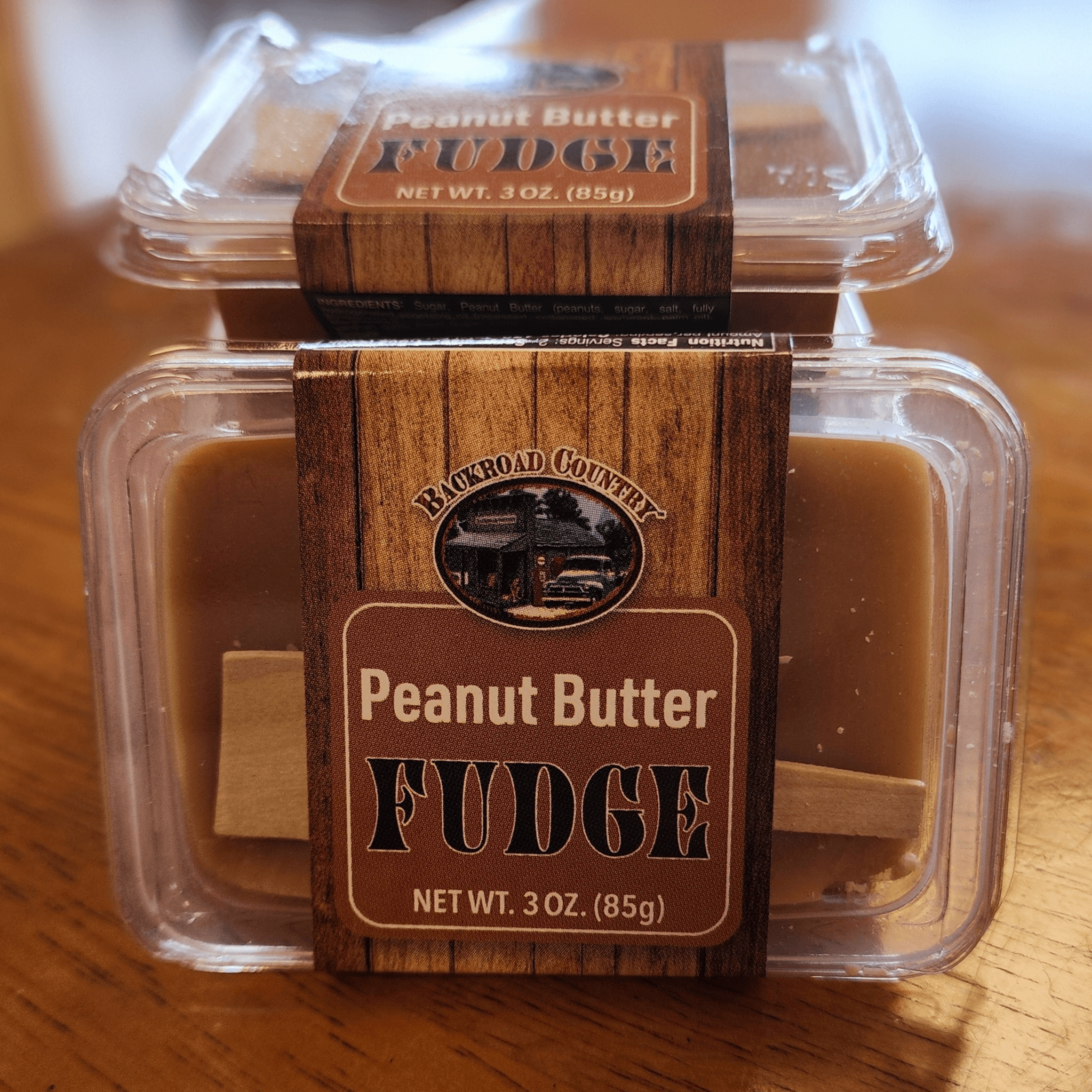 © Backroad Country Peanut Butter Fudge Cup 3 Oz.