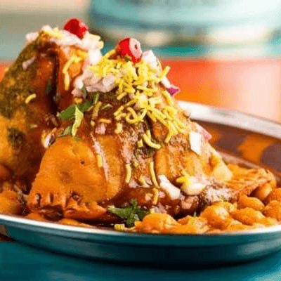Samosa Chaat One Samosa.