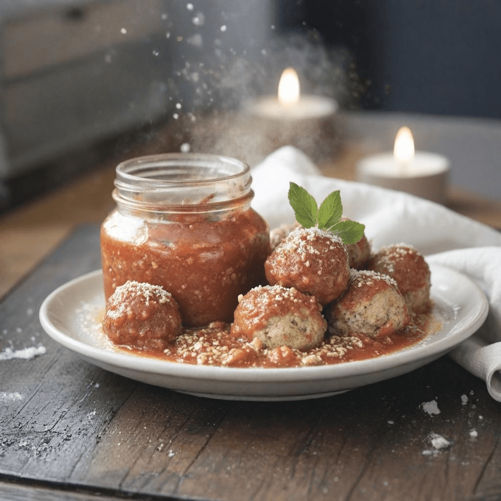 Polpette Di Carne Tray.