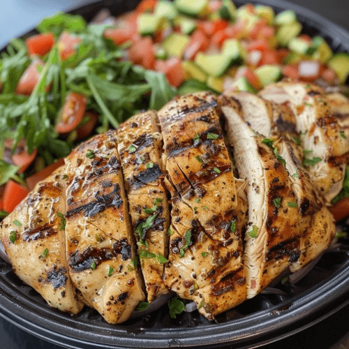 Grilled & Seasoned Chicken Breast Platter