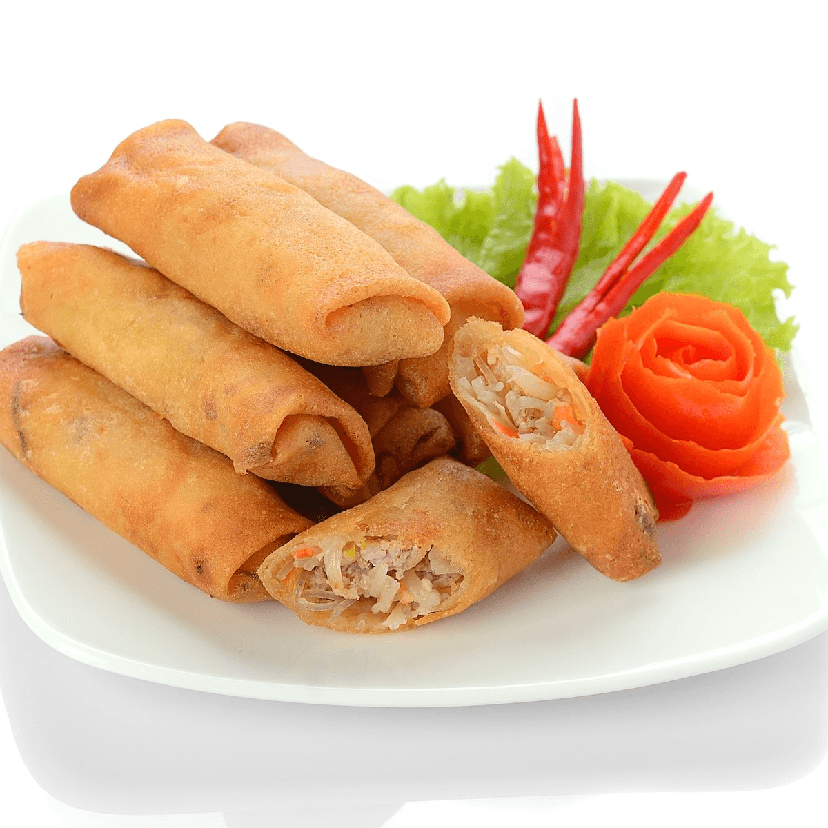 Vegetable Spring Roll (2 Pcs).
