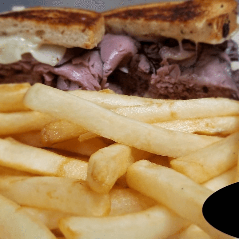 Hot Pastrami Sandwich.