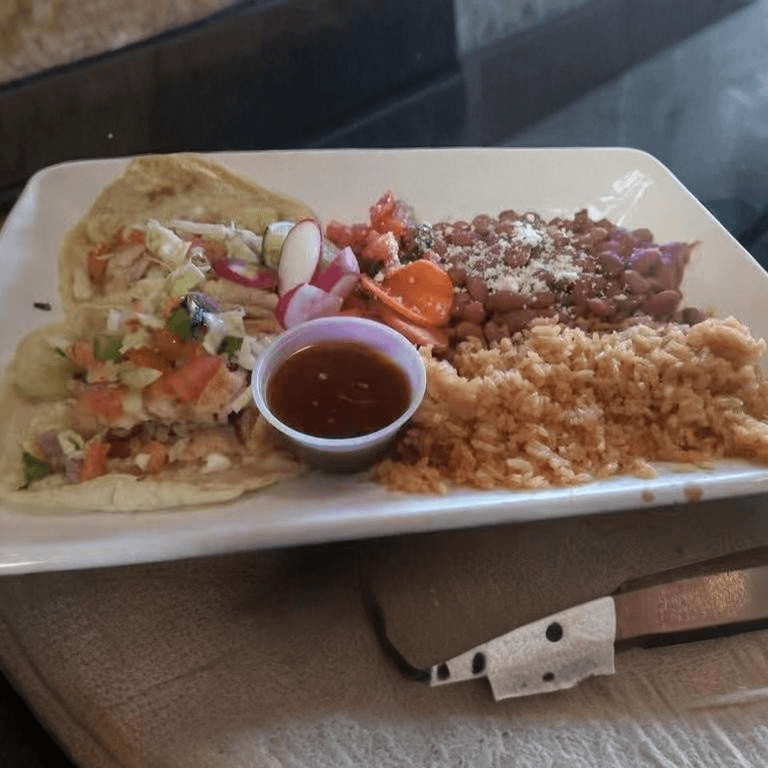 Beer Battered Fish Tacos.