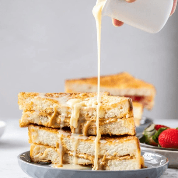 HK Style French Toast 花生紅豆西多士.