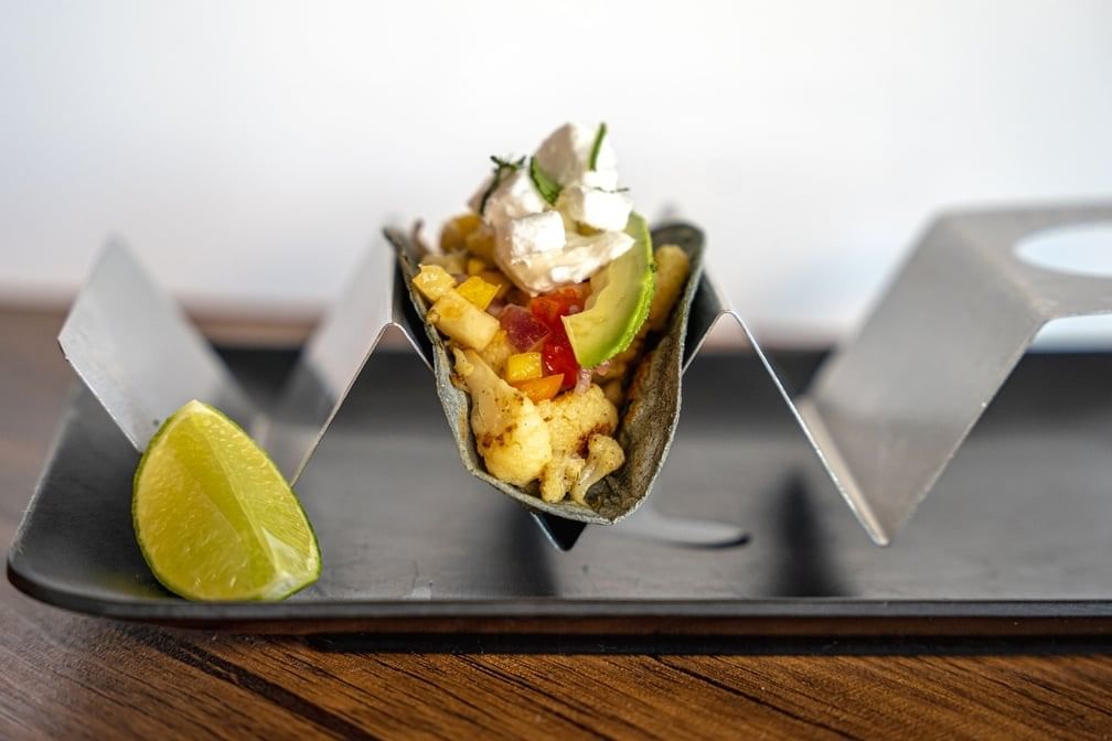 Tropical glow taco (vegan & gluten free).