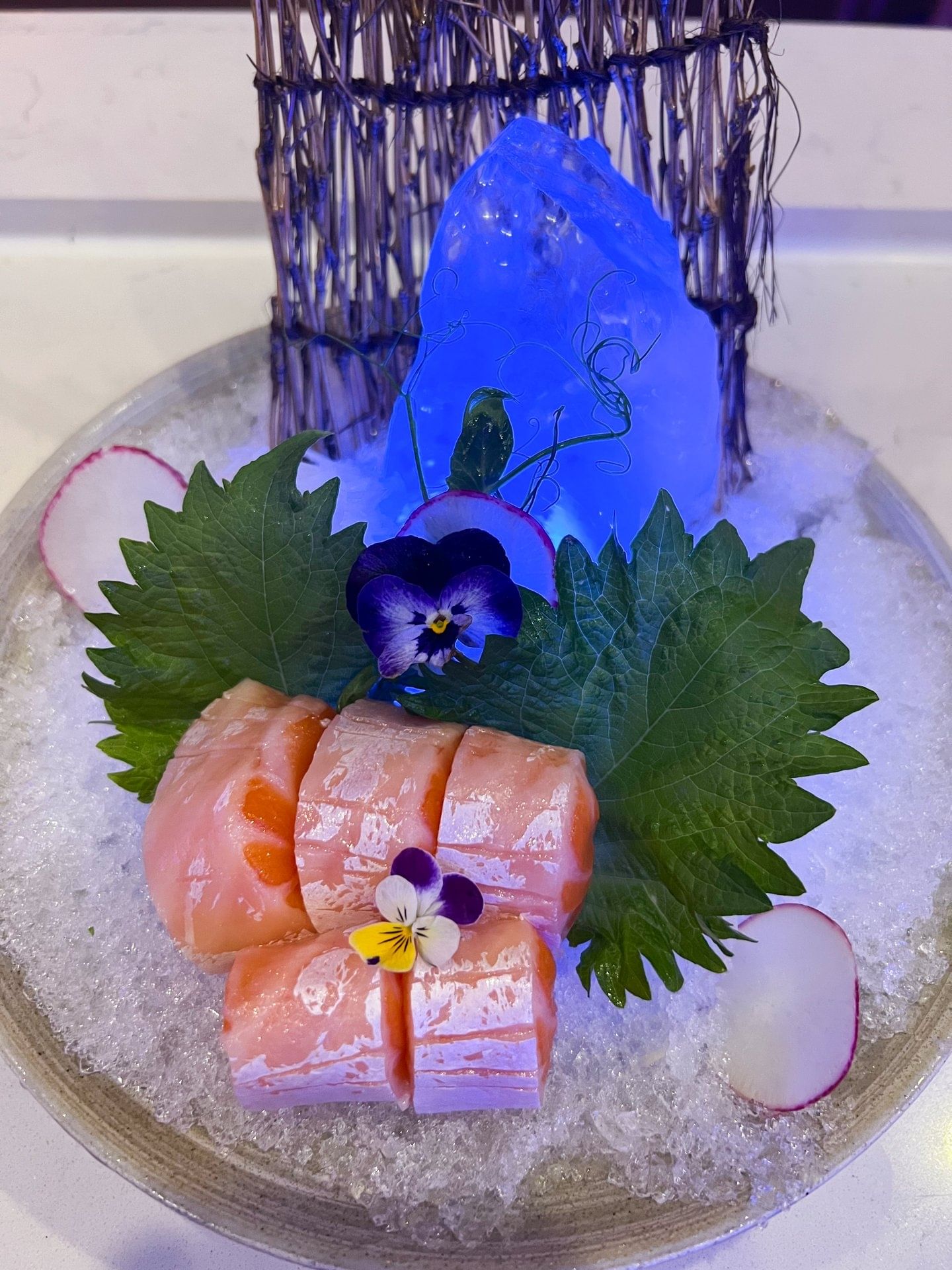 Salmon Belly (Sashimi).