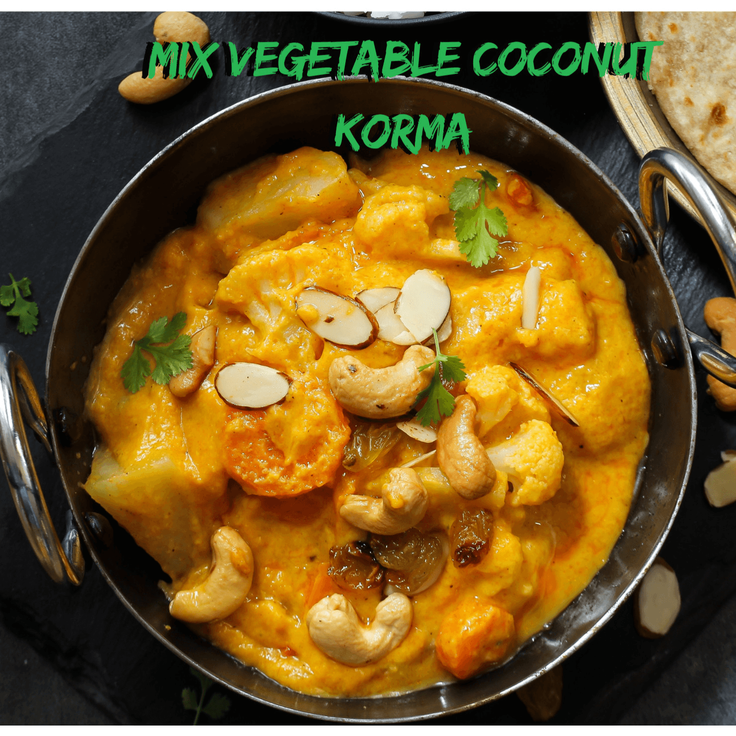 MIx Veg Coconut Korma (VEGAN).