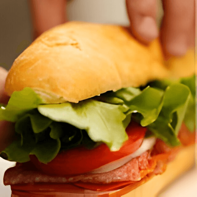 Italian Sausage Sandwich.