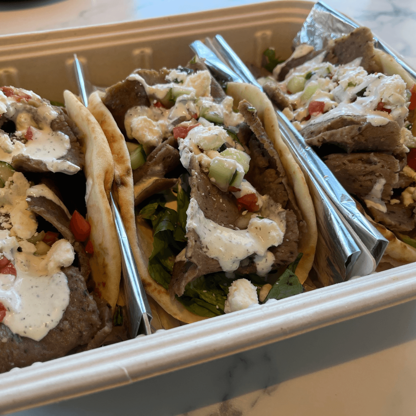 3 Gyros for $33!