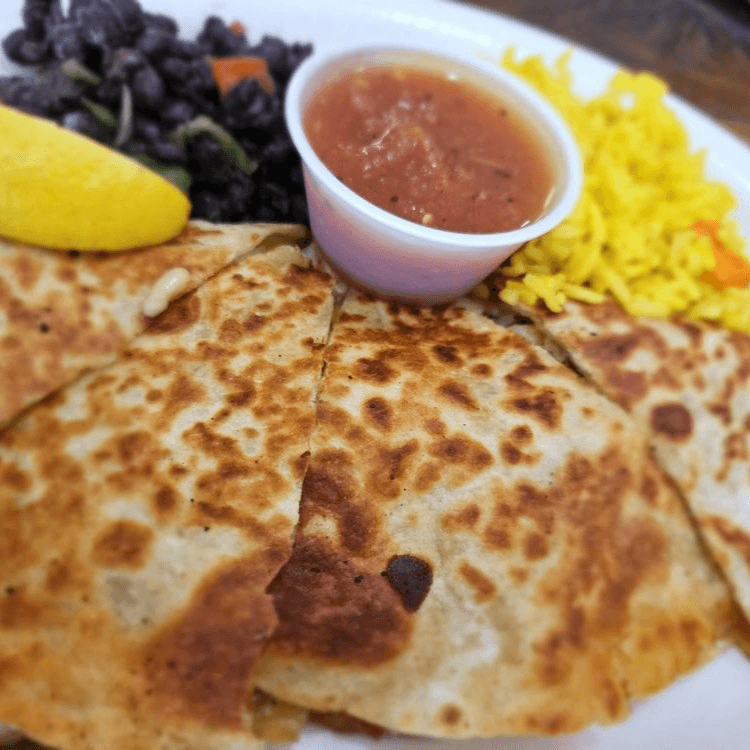 Shrimp Quesadilla.