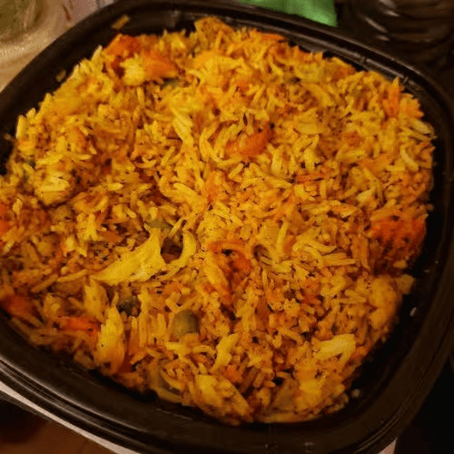 Vegetable Biryani.