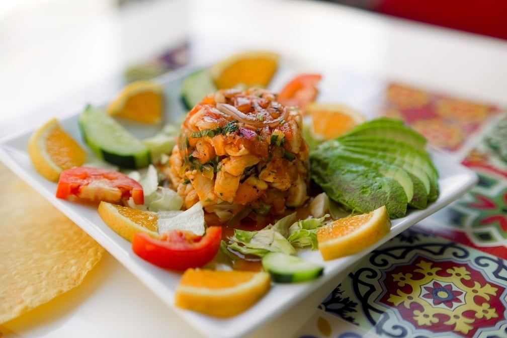 Tostadas De Ceviche.
