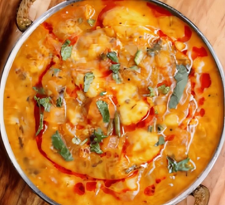 Dhaba Style Aloo Rasedar.