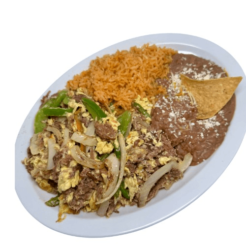 Machaca con Huevo Plate.