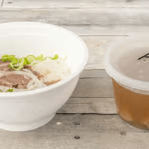 P7. Brisket & Meatball noodle Soup.