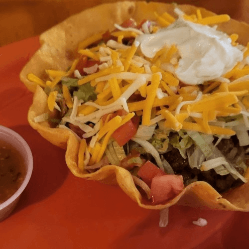 Steak Taco Salad.