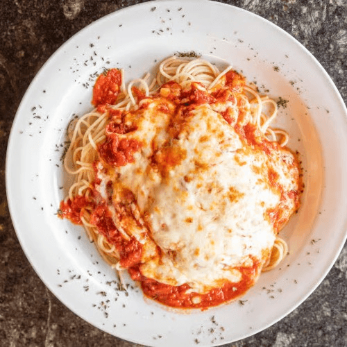 Chicken Parmigiana.