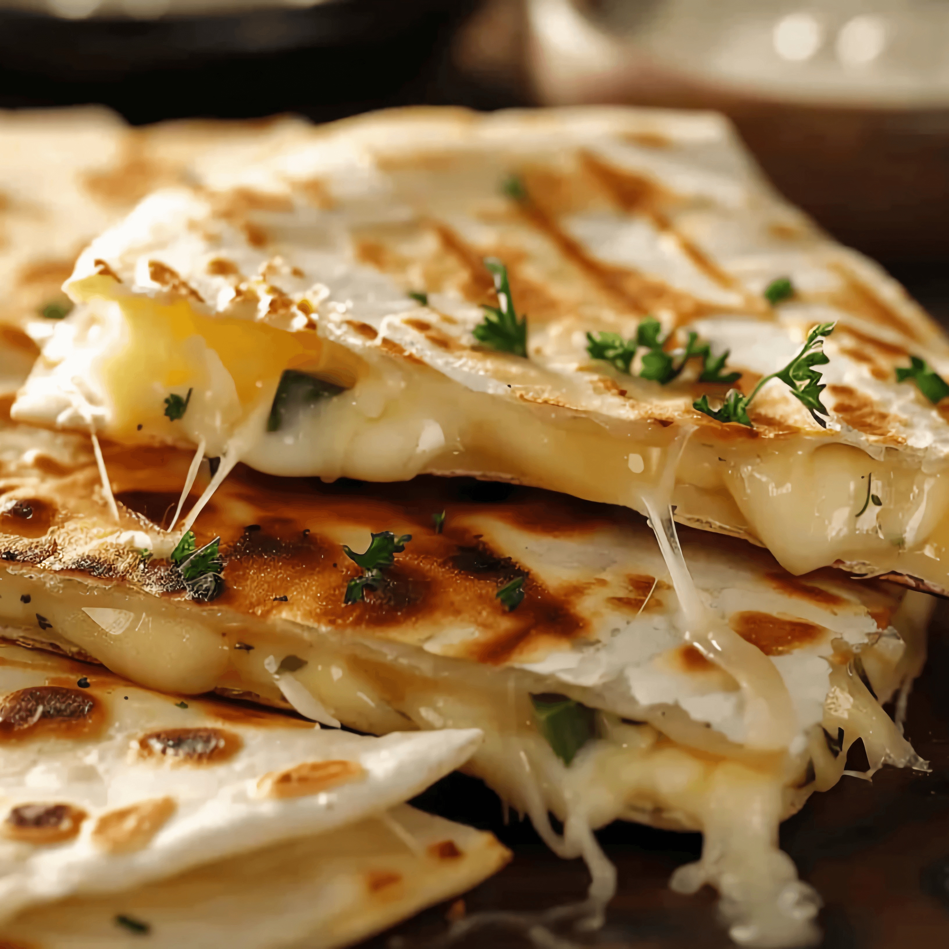 Large Cheese Quesadilla.