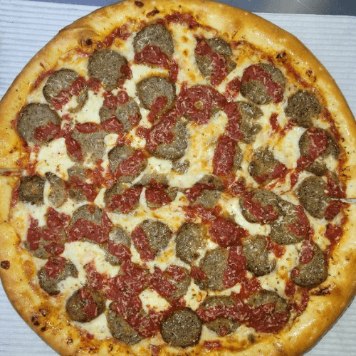 Meatball Explosion Pizza.