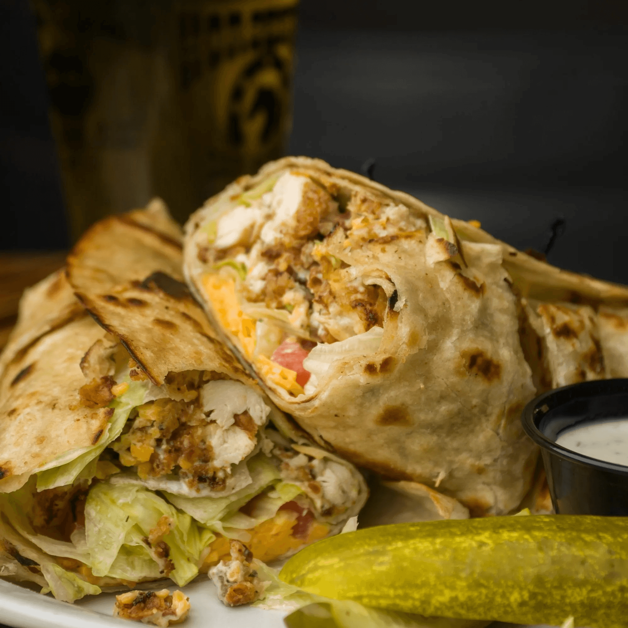 Chicken Bacon Ranch Wrap.