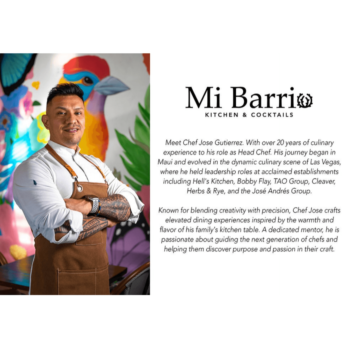 Meet Chef Jose Gutierrez