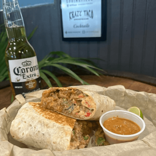 "The Dutch" Beef and Bean Burrito "À la carte".