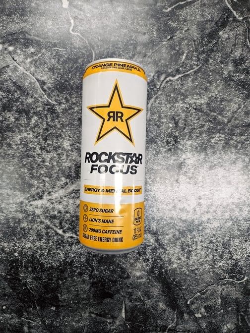 Rockstar Focus Orange Pineapple 12oz.