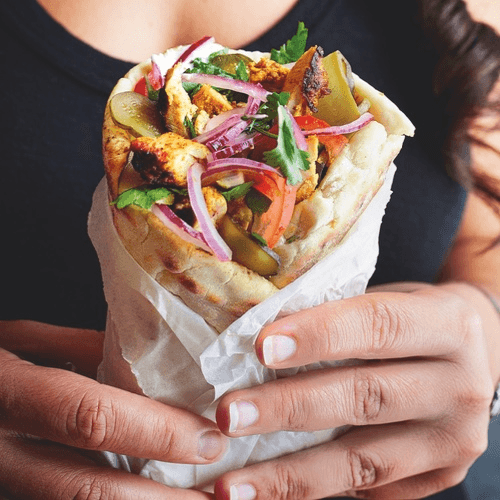 SPICY CHICKEN GYRO