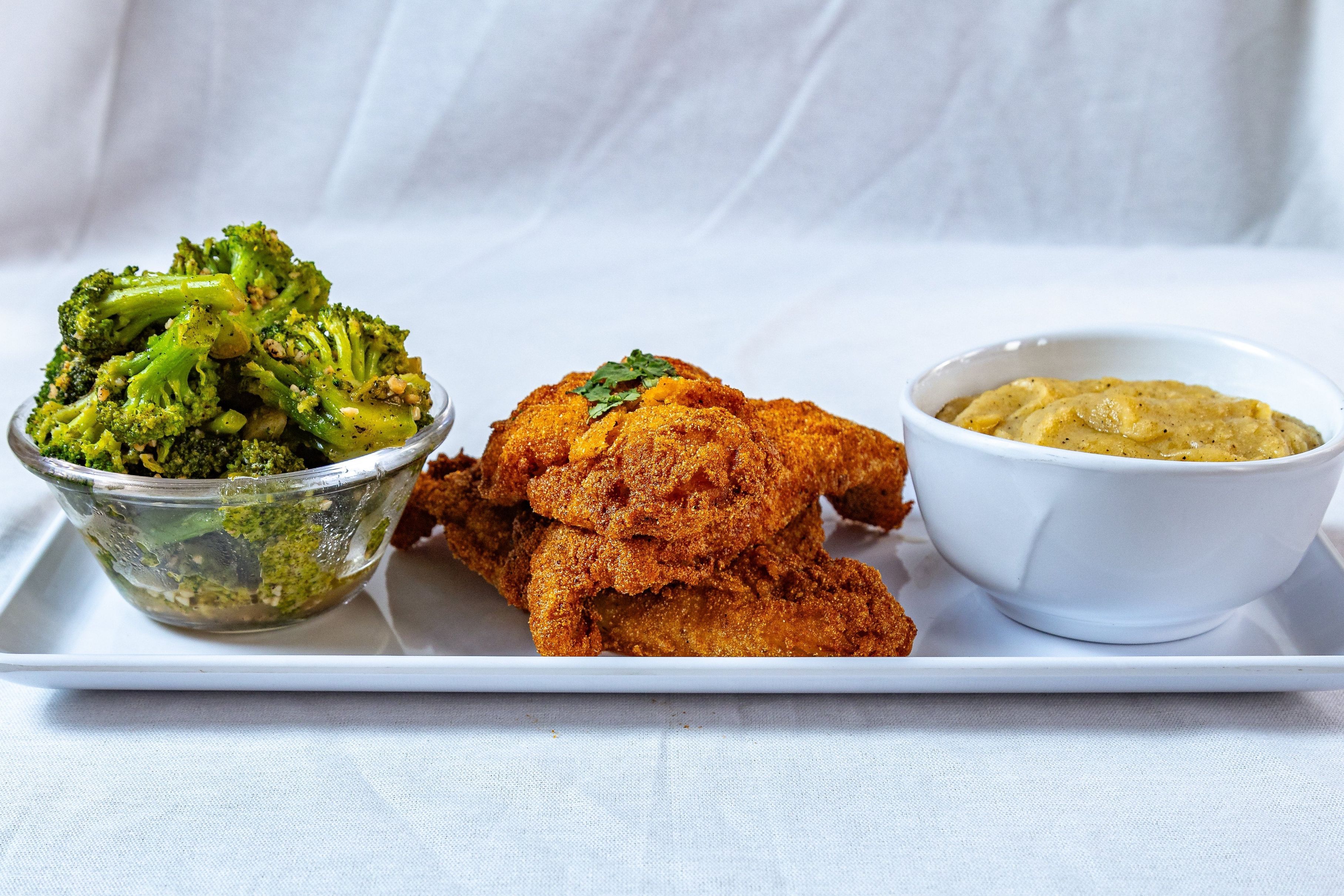 3 Pc Catfish with Side.