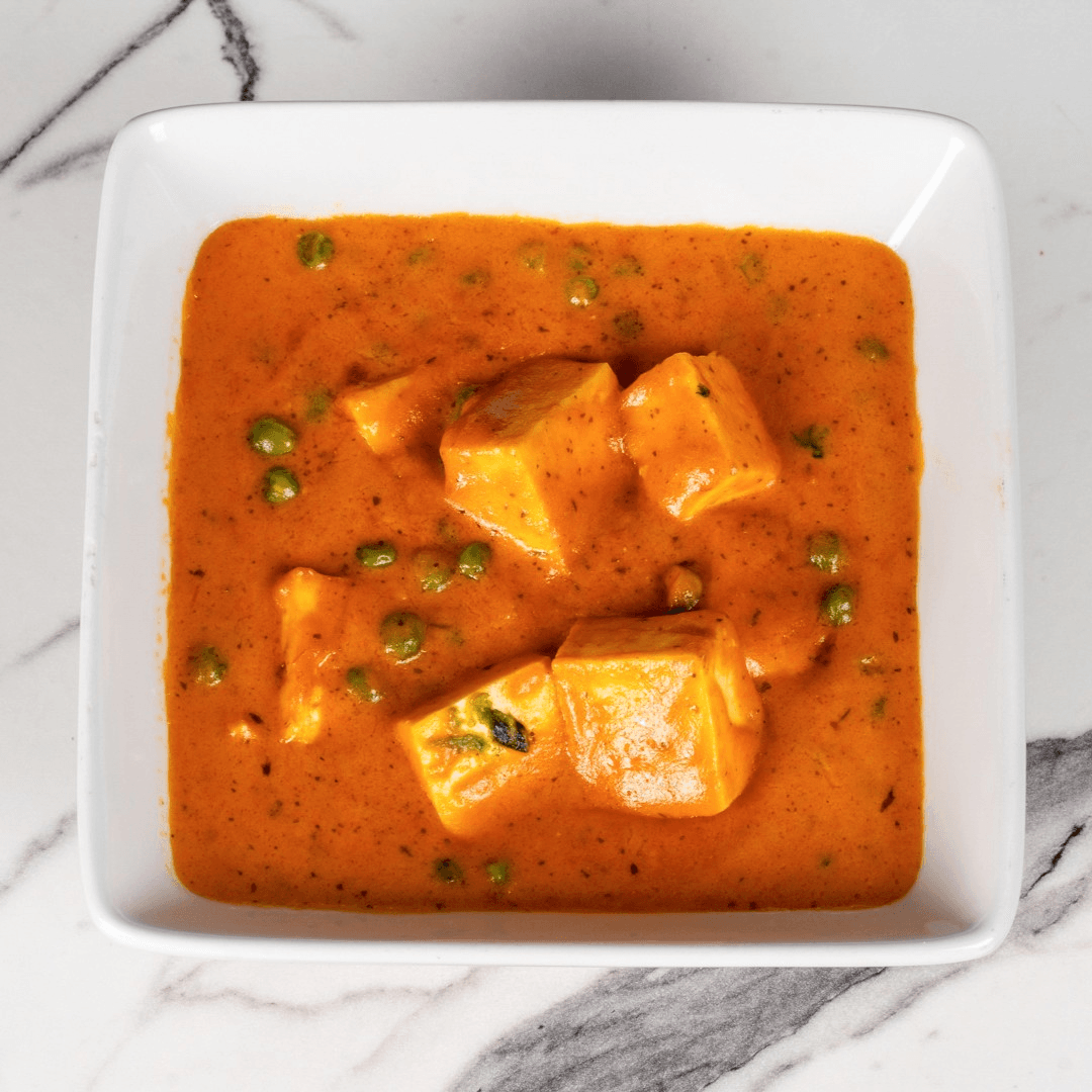 Matar Paneer Curry.