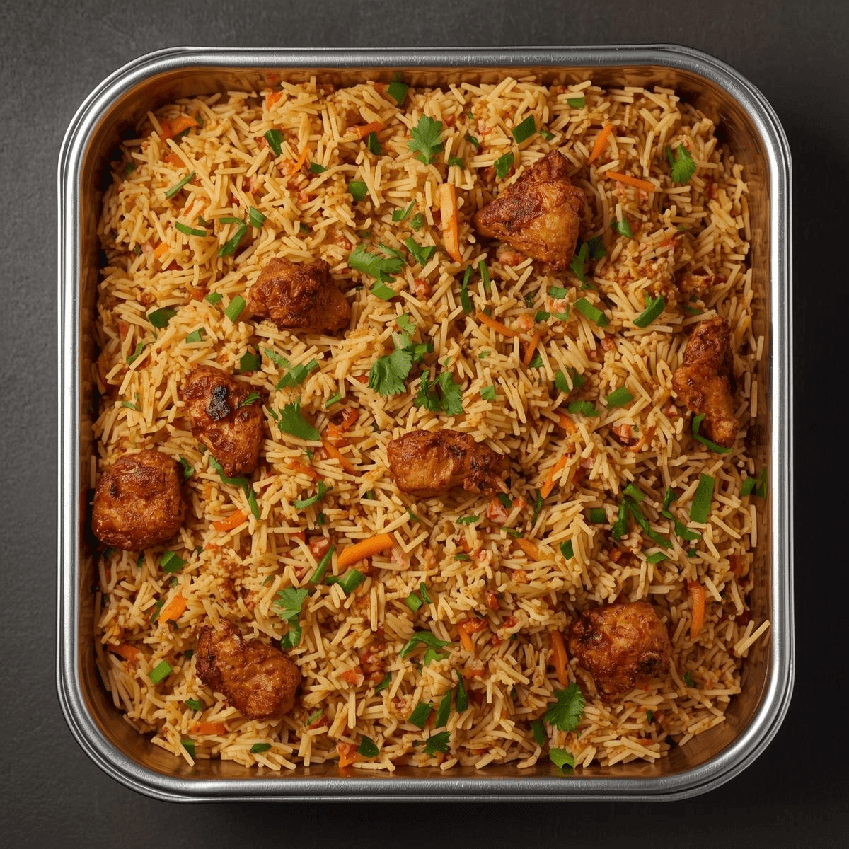 Boneless Chicken Biryani - Family Pack.