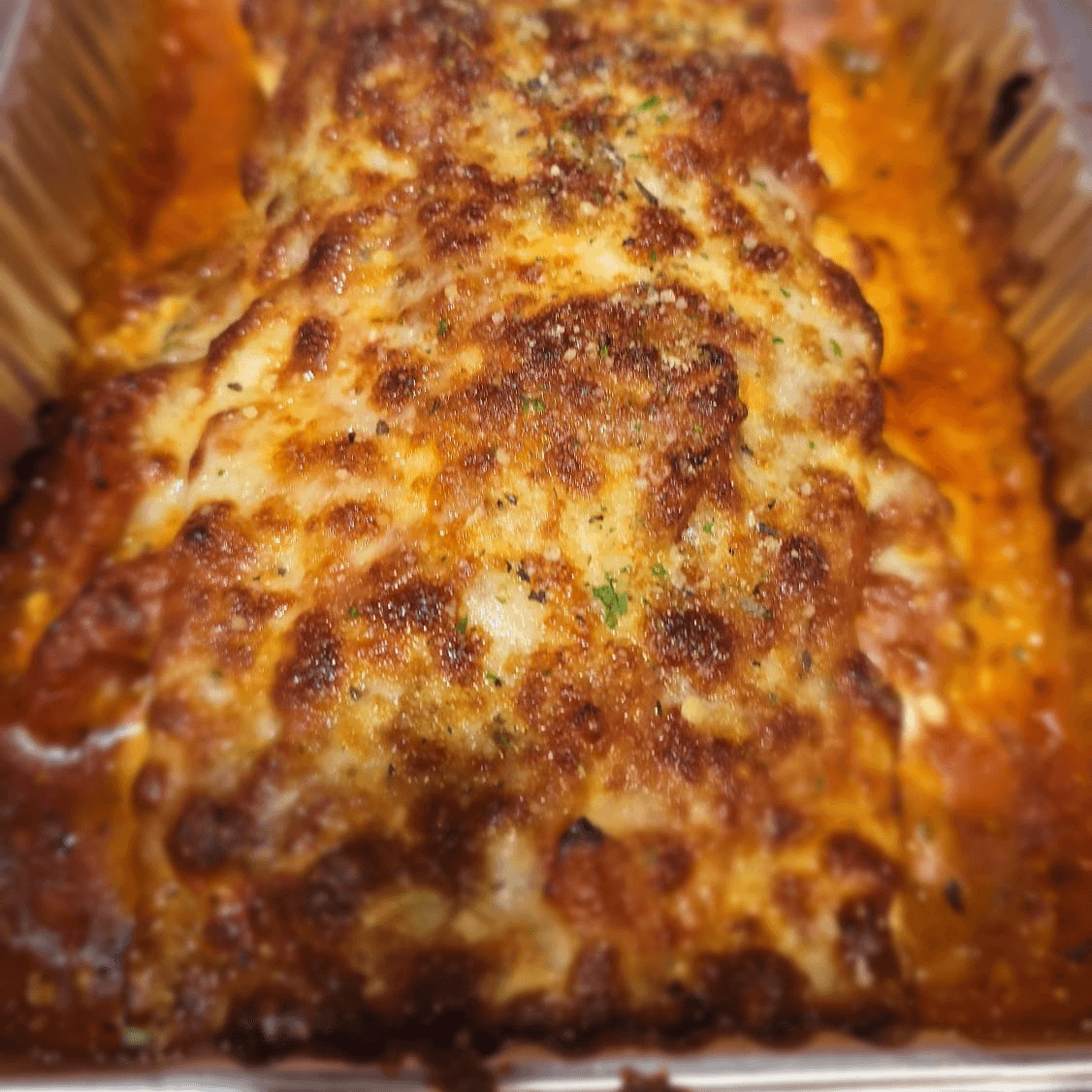 Cheese Lasagna with Meat.