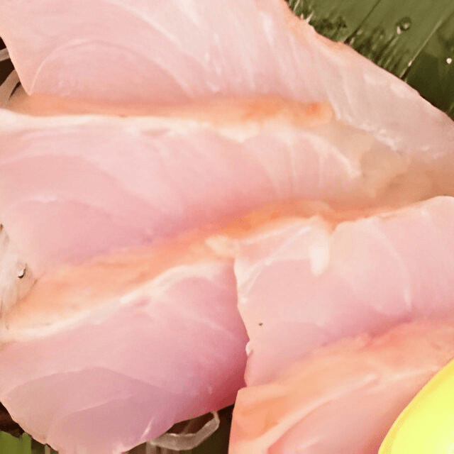 Yellowtail Belly Sashimi.