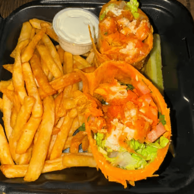 Buffalo Chicken Wrap.