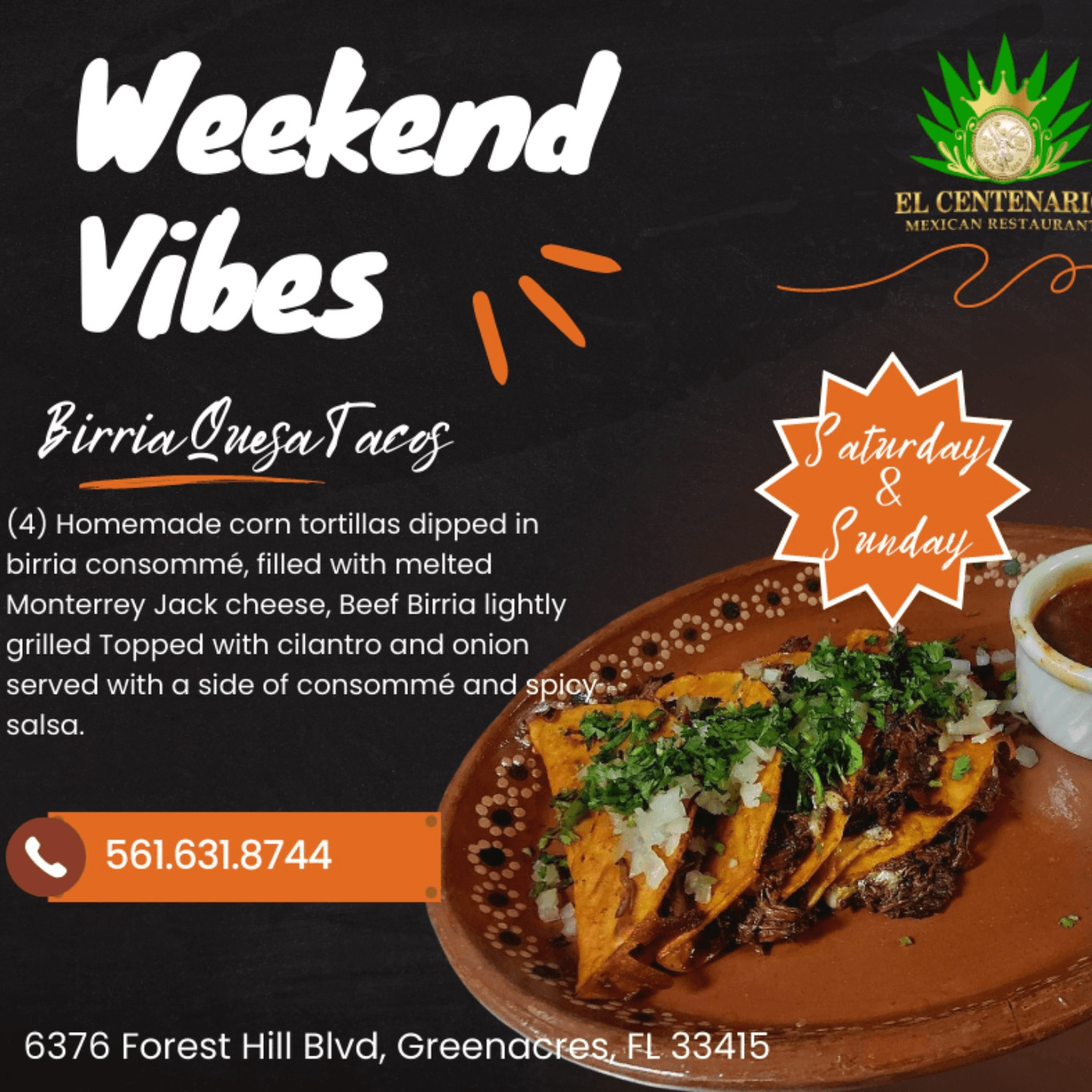 Weekend Vibes: Birria Quesa Tacos