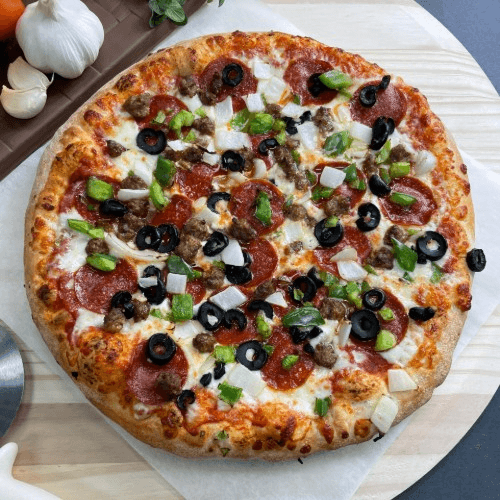 Big T's Deluxe Pizza.