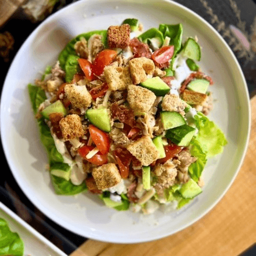 Chicken Bacon Ranch Salad.