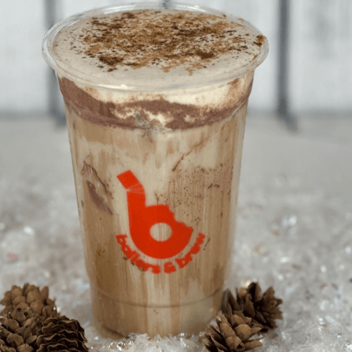 Gingerbread Iced Chai Latte.