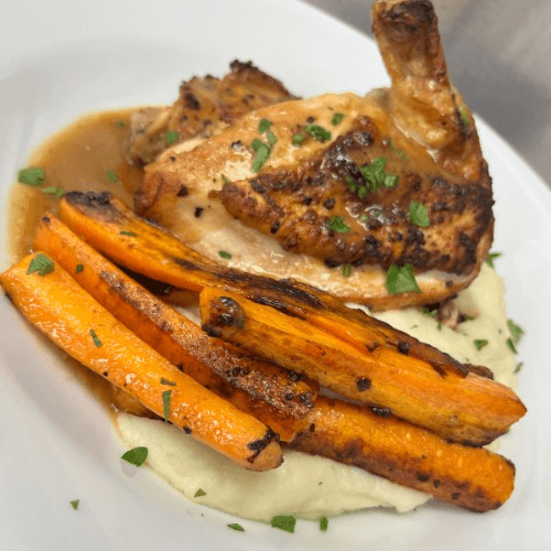 Half Roasted Chicken.