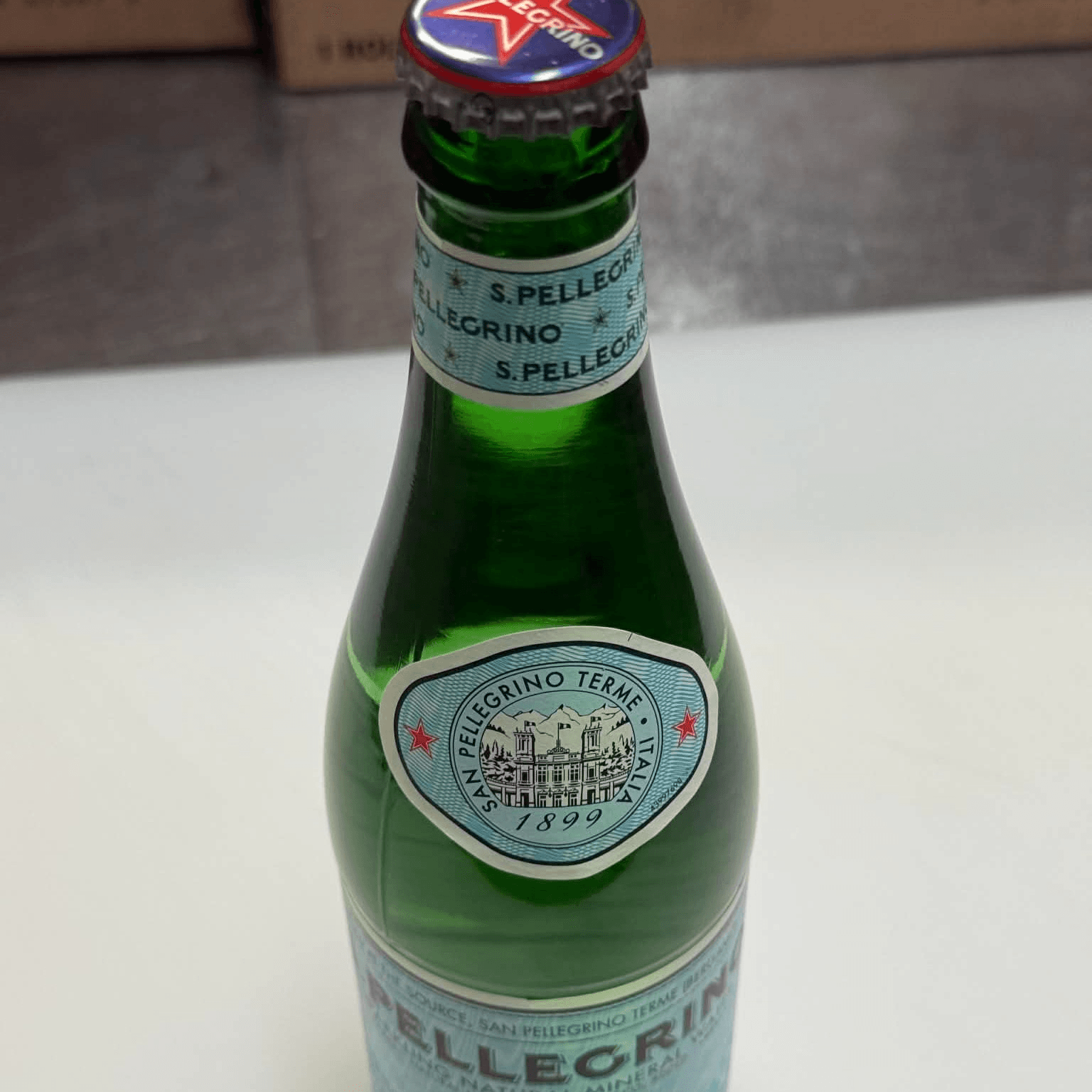 Sparkling Water ( S. Pellecrino).